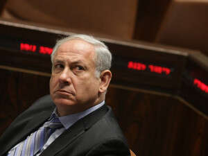 נתניהו בכנסת, בתחילת החודש.  נתניהו בכנסת, בתחילת החודש.