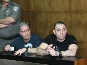 רונן בן עדי ושמעון סבח בבית המשפט, היום רונן בן עדי ושמעון סבח בבית המשפט, היום