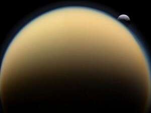 טיטאן, הירח של שבתאי. טיטאן, הירח של שבתאי.