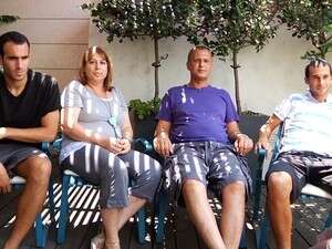 עומר דמארי עם אחיו, ניצן. עומר דמארי עם אחיו, ניצן.