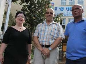 מימין: רון גוניק, יונה סגל ודני בורטן מימין: רון גוניק, יונה סגל ודני בורטן
