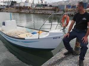 סירת הדיג שפגעה בצוללן סירת הדיג שפגעה בצוללן