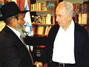 פרס ומזרחי בפגישת הפיוס פרס ומזרחי בפגישת הפיוס