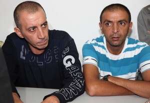 ר'נם זביידה ואנואר זביידה חשודים ברצח אמל חלילי, בבית המשפט בלוד. ר'נם זביידה ואנואר זביידה חשודים ברצח אמל חלילי, בבית המשפט בלוד.