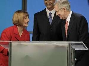 הארי ריד ושרון אנגל בעימות הארי ריד ושרון אנגל בעימות