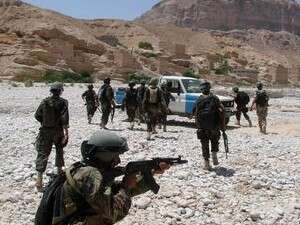 חיילים תימנים בפעילות נגד אל-קאעידה. חיילים תימנים בפעילות נגד אל-קאעידה.