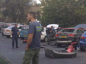 זירת הפיצוץ בחיפה זירת הפיצוץ בחיפה