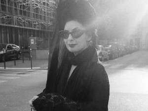 ההשראה: הכלה לבשה שחורים. פרנט ההשראה: הכלה לבשה שחורים. פרנט