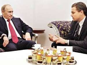 ליאונרדו ופוטין. גאווה לנמרים ולבר. ליאונרדו ופוטין. גאווה לנמרים ולבר.