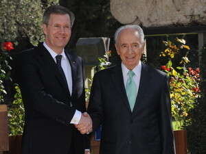 הנשיא פרס והנשיא הגרמני כריסטיאן וולף הנשיא פרס והנשיא הגרמני כריסטיאן וולף