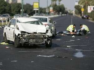 תאונת דרכים בדרך נמיר קק''ל, צילום ארכיון תאונת דרכים בדרך נמיר קק''ל, צילום ארכיון