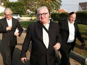 שלושת סנגוריו של קצב: לביא, פלדמן ואמיר שלושת סנגוריו של קצב: לביא, פלדמן ואמיר