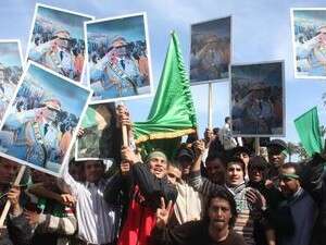 הפגנות תמיכה בקדאפי אתמול בלוב. הבוקר נוכחותם לא הורגשה הפגנות תמיכה בקדאפי אתמול בלוב. הבוקר נוכחותם לא הורגשה