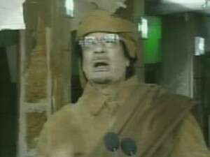 מועמר קדאפי, בנאומו ביום שלישי השבוע מועמר קדאפי, בנאומו ביום שלישי השבוע