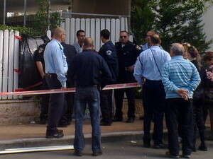 זירת הרצח בקרית אתא, הבוקר זירת הרצח בקרית אתא, הבוקר