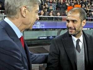 פפ גווארדיולה עם ארסן ונגר, אתמול. נפרדו כידידים? פפ גווארדיולה עם ארסן ונגר, אתמול. נפרדו כידידים?