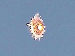 כיפת ברזל בפעולה: רגע הפגיעה בגראד כיפת ברזל בפעולה: רגע הפגיעה בגראד