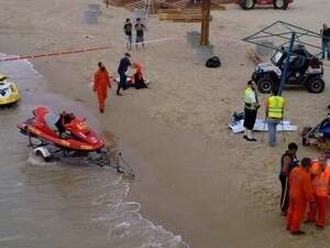 החוף בו נמצאה גופת הילד, היום החוף בו נמצאה גופת הילד, היום