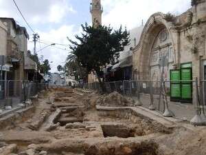 החפירות בכניסה ליפו החפירות בכניסה ליפו