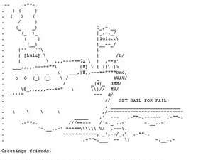 הודעה של ההאקרים על פריצה. הודעה של ההאקרים על פריצה.