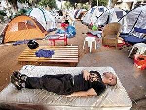 מאהל המחאה נגד מחירי הדיור בתל אביב מאהל המחאה נגד מחירי הדיור בתל אביב