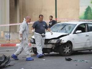 זירת הפיצוץ בפתח תקווה , הבוקר זירת הפיצוץ בפתח תקווה , הבוקר