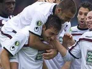 איתי שכטר חוגג במשחק הגביע הגרמני, השבוע איתי שכטר חוגג במשחק הגביע הגרמני, השבוע