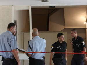 זירת האירוע בבאר שבע, היום. זירת האירוע בבאר שבע, היום.