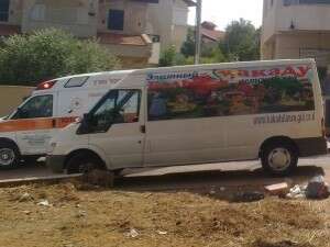 רכב ההסעות שבו נשכחה הפעוטה רכב ההסעות שבו נשכחה הפעוטה