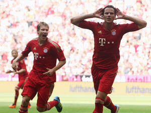 דניאל ואן בויטן חוגג נגד המבורג דניאל ואן בויטן חוגג נגד המבורג