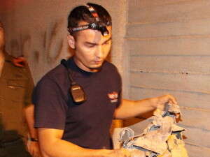 חבלן אוסף רקטת גראד בבאר שבע חבלן אוסף רקטת גראד בבאר שבע