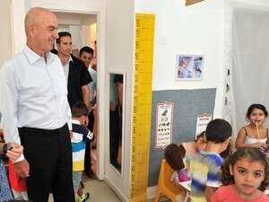 מתן וילנאי בבית ספר באופקים, היום מתן וילנאי בבית ספר באופקים, היום