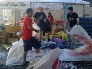 סטודנטים במאהל המחאה סטודנטים במאהל המחאה