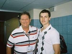 איציק כהן עם אלוף אירופה טימו בול. היו איציק כהן עם אלוף אירופה טימו בול. היו