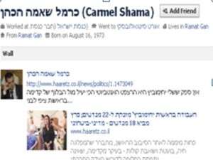 הסטטוס שהעלה ח''כ כרמל שאמה-הכהן הסטטוס שהעלה ח''כ כרמל שאמה-הכהן