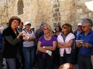 קבוצת תיירים בירושלים קבוצת תיירים בירושלים