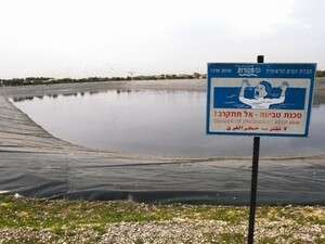 בריכת מים של מקורות. הפיתוח יותקן ב-6 מתקנים בריכת מים של מקורות. הפיתוח יותקן ב-6 מתקנים