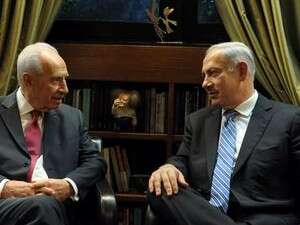 נתניהו ופרס. נפגשו לאחר חודש נתניהו ופרס. נפגשו לאחר חודש