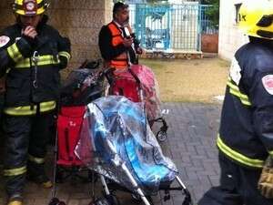הכניסה לפעוטון באלעד שבו פרצה השריפה הכניסה לפעוטון באלעד שבו פרצה השריפה