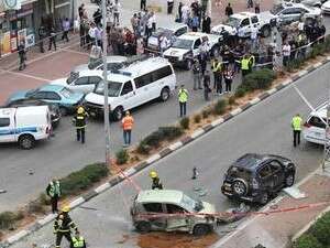 מרכז אשדוד לאחר נפילת הגראד מרכז אשדוד לאחר נפילת הגראד