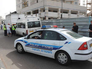 זירת התאונה בתל אביב, היום זירת התאונה בתל אביב, היום