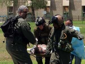הפצועים מפונים לסורוקה הפצועים מפונים לסורוקה