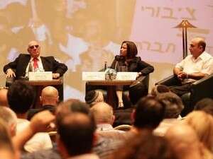מופז, יחימוביץ' וכץ בפאנל הפתיחה של הכנס מופז, יחימוביץ' וכץ בפאנל הפתיחה של הכנס