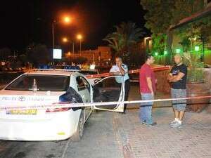 זירת השוד באילת, בשבוע שעבר זירת השוד באילת, בשבוע שעבר