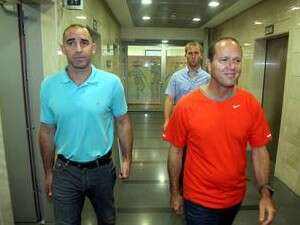 ניר ברקת ואיציק קורנפיין, היום בהתאחדות ניר ברקת ואיציק קורנפיין, היום בהתאחדות