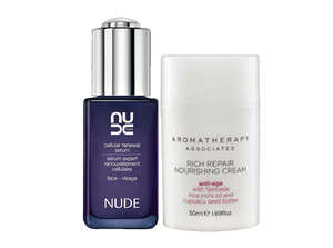 תכשירים של nude ושל Aromatherapy Associates תכשירים של nude ושל Aromatherapy Associates