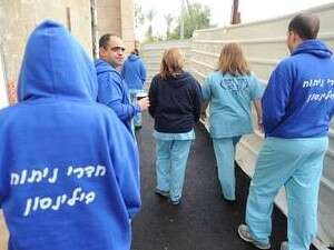 האחיות נוטשות את ביילינסון במהלך השביתה האחיות נוטשות את ביילינסון במהלך השביתה