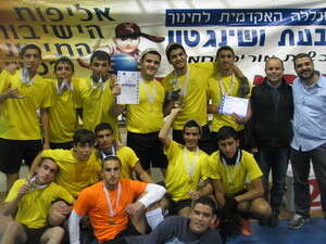 נבחרת ישיבת נתיבות לאחר הזכייה נבחרת ישיבת נתיבות לאחר הזכייה