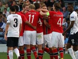 נורבגיה חוגגת על חשבון אנגליה נורבגיה חוגגת על חשבון אנגליה