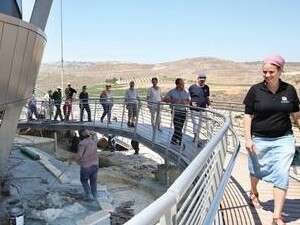 מרכז המבקרים החדש שהוקם בתל שילה מרכז המבקרים החדש שהוקם בתל שילה